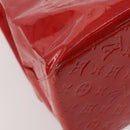 LOUIS VUITTON Monogram Vernis Reade GM Tote Bag Rouge M91084 LV Auth ARZ211-17