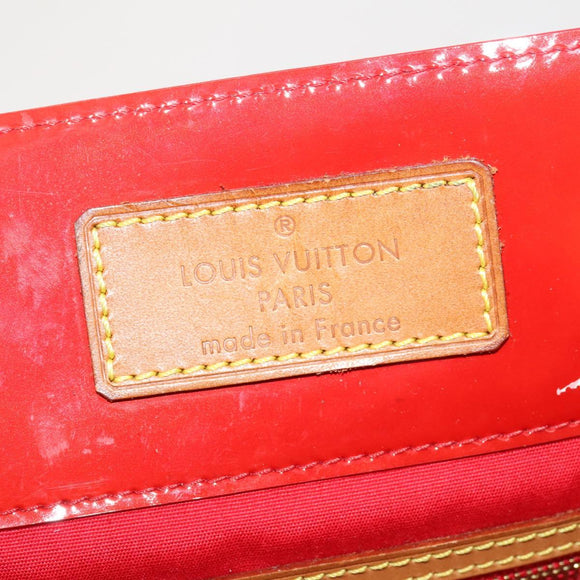 LOUIS VUITTON Monogram Vernis Reade GM Tote Bag Rouge M91084 LV Auth ARZ211