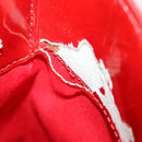 LOUIS VUITTON Monogram Vernis Reade GM Tote Bag Rouge M91084 LV Auth ARZ211-11