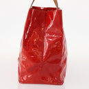 LOUIS VUITTON Monogram Vernis Reade GM Tote Bag Rouge M91084 LV Auth ARZ211-3
