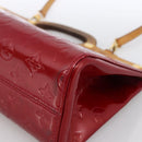LOUIS VUITTON Vernis Roxbury Drive Bag 2way Pomme D'amour M91987 LV Auth ARZ213-10