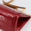 LOUIS VUITTON Vernis Roxbury Drive Bag 2way Pomme D'amour M91987 LV Auth ARZ213-16