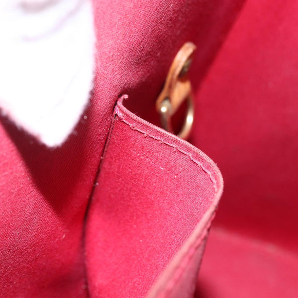 LOUIS VUITTON Vernis Roxbury Drive Bag 2way Pomme D'amour M91987 LV Auth ARZ213