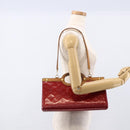 LOUIS VUITTON Vernis Roxbury Drive Bag 2way Pomme D'amour M91987 LV Auth ARZ213-22