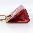 LOUIS VUITTON Vernis Roxbury Drive Bag 2way Pomme D'amour M91987 LV Auth ARZ213-3
