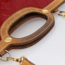 LOUIS VUITTON Vernis Roxbury Drive Bag 2way Pomme D'amour M91987 LV Auth ARZ213-7