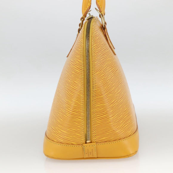 LOUIS VUITTON Epi Alma Hand Bag Yellow M52149 LV Auth ARZ222A