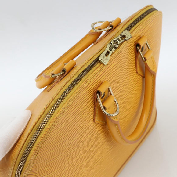 LOUIS VUITTON Epi Alma Hand Bag Yellow M52149 LV Auth ARZ222A