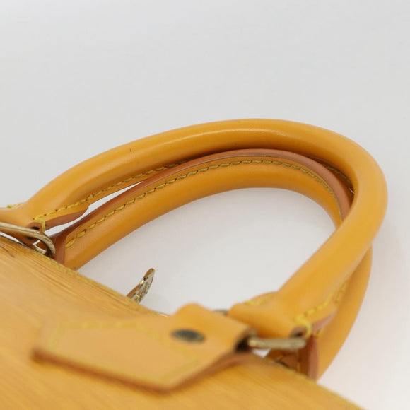 LOUIS VUITTON Epi Alma Hand Bag Yellow M52149 LV Auth ARZ222A