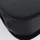 Salvatore Ferragamo Gancini Hand Bag Leather Black Gold Auth ARZ224-10