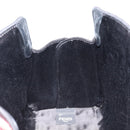 FENDI Zucca Canvas Peek A Boo Defender Schultertasche Schwarz Silber Auth ARZ227V-17