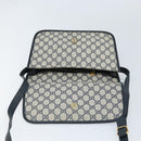 GUCCI GG Supreme Shoulder Bag PVC Navy Gold 001 116 0847 Auth ARZ232-15