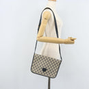 GUCCI GG Supreme Shoulder Bag PVC Navy Gold 001 116 0847 Auth ARZ232-23