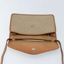 CELINE Macadam Canvas Shoulder Bag PVC Beige Gold Auth ARZ236-9