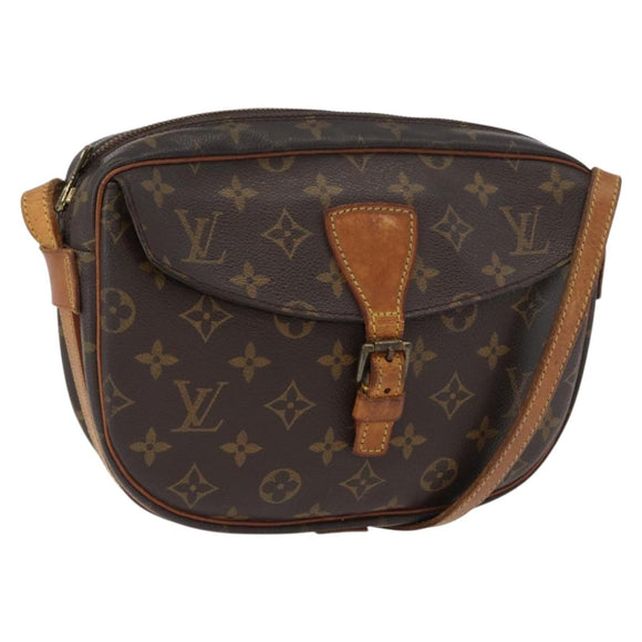 LOUIS VUITTON Monogram Jeune Fille MM Shoulder Bag M51226 LV Auth ARZ237