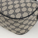 GUCCI GG Supreme Sherry Line Shoulder Bag PVC Navy Gold 89 02 032 Auth ARZ238-16