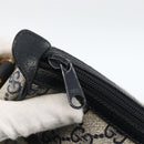 GUCCI GG Supreme Sherry Line Shoulder Bag PVC Navy Gold 89 02 032 Auth ARZ238-9