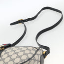 GUCCI GG Supreme Sherry Line Shoulder Bag PVC Navy Gold 89 02 032 Auth ARZ238-8