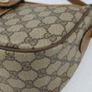 GUCCI GG Supreme Web Sherry Line Bag PVC Beige Gold 89 02 032 Auth ARZ240-14