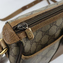 GUCCI GG Supreme Web Sherry Line Bag PVC Beige Gold 89 02 032 Auth ARZ240-19