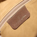 GUCCI GG Supreme Web Sherry Line Bag PVC Beige Gold 89 02 032 Auth ARZ240-20