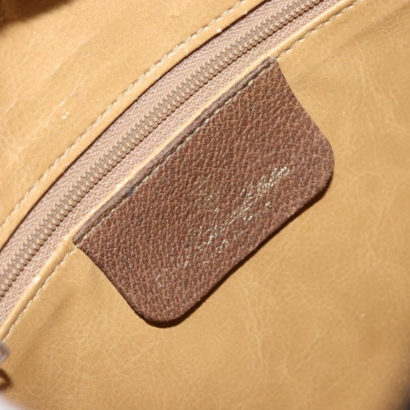 GUCCI GG Supreme Web Sherry Line Bag PVC Beige Gold 89 02 032 Auth ARZ240