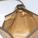 GUCCI GG Supreme Web Sherry Line Bag PVC Beige Gold 89 02 032 Auth ARZ240-21