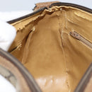 GUCCI GG Supreme Web Sherry Line Bag PVC Beige Gold 89 02 032 Auth ARZ240-22