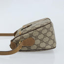 GUCCI GG Supreme Web Sherry Line Bag PVC Beige Gold 89 02 032 Auth ARZ240-4