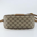 GUCCI GG Supreme Web Sherry Line Bag PVC Beige Gold 89 02 032 Auth ARZ240-5