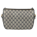 GUCCI GG Supreme Sherry Line Shoulder Bag PVC Navy Gold 89 02 077 Auth ARZ241-3