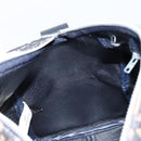 Christian Dior Trotter Canvas Boston Bag Navy Silver Auth ARZ245-17