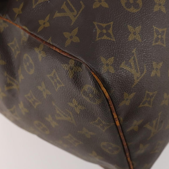 LOUIS VUITTON Monogram Sac Souple 45 Boston Tasche M41624 LV Auth ARZ247