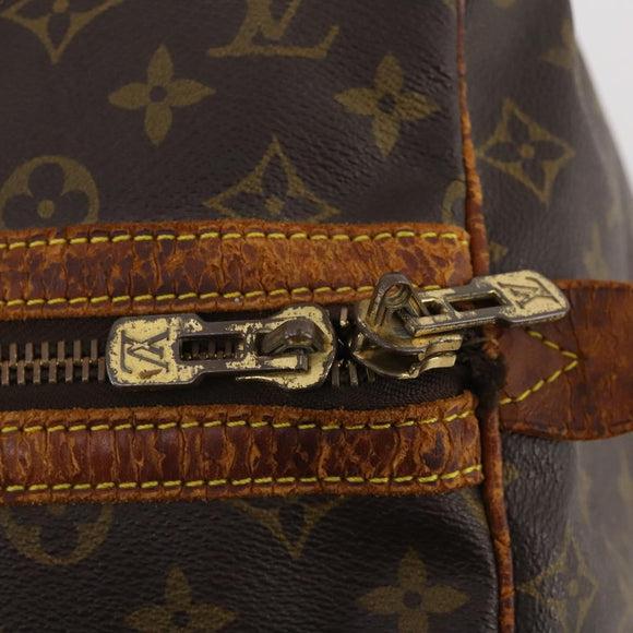 LOUIS VUITTON Monogram Sac Souple 45 Boston Tasche M41624 LV Auth ARZ247