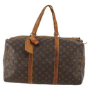 LOUIS VUITTON Monogram Sac Souple 45 Boston Tasche M41624 LV Auth ARZ247-13