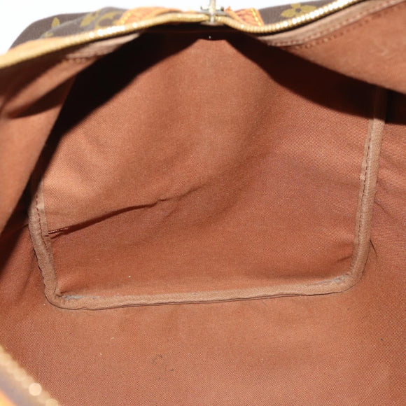 LOUIS VUITTON Monogram Sac Souple 45 Boston Tasche M41624 LV Auth ARZ247