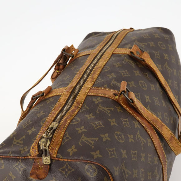 LOUIS VUITTON Monogram Sac Souple 45 Boston Tasche M41624 LV Auth ARZ247