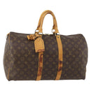 LOUIS VUITTON Monogram Keepall 45 Boston Bag M41428 LV Auth ARZ250-1