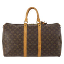 LOUIS VUITTON Monogram Keepall 45 Boston Bag M41428 LV Auth ARZ250-2