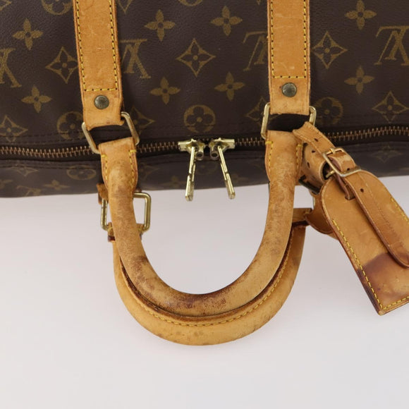 LOUIS VUITTON Monogram Keepall 45 Boston Bag M41428 LV Auth ARZ250