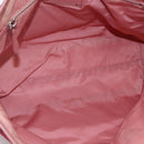 PRADA Tote Bag Nylon Pink Silver Auth ARZ253-11