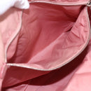 PRADA Tote Bag Nylon Pink Silver Auth ARZ253-21