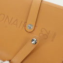 HERMES Visionaire 32 Leather Beige Silver Auth ARZ257M-8