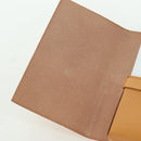 HERMES Visionaire 32 Leather Beige Silver Auth ARZ257M-20