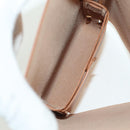 HERMES Visionaire 32 Leather Beige Silver Auth ARZ257M-10