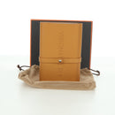 HERMES Visionaire 32 Leather Beige Silver Auth ARZ257M-12