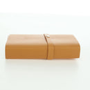 HERMES Visionaire 32 Leather Beige Silver Auth ARZ257M-4