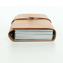 HERMES Visionaire 32 Leather Beige Silver Auth ARZ257M-5