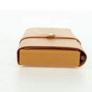 HERMES Visionaire 32 Leather Beige Silver Auth ARZ257M-6