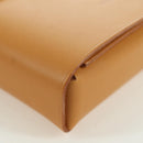 HERMES Visionaire 32 Leather Beige Silver Auth ARZ257M-7